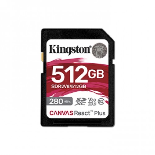 Kingston SDR2V6/512GB Canvas React Plus V60 SD memory card