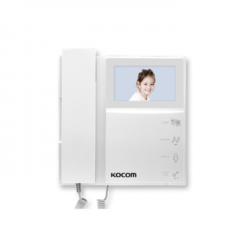 KOCOM KCV-D464 Ultra Sim 4.3" Color LCD Videophone With Headset