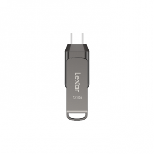 Lexar 128GB LJDD400128G-BNQNG JumpDrive Dual Drive D400 USB 3.1 Type-C Flash Drive