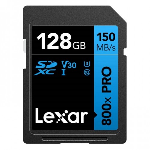 Lexar 128GB LSD0800P128G-BNNNG 800X PRO SDXC UHS-I SD Memory Card