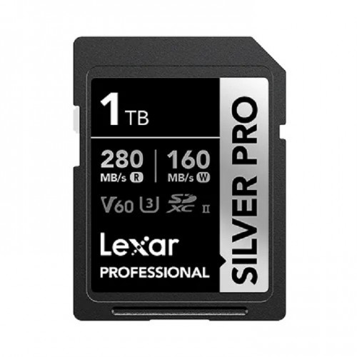 Lexar 1TB LSDSIPR001T-BNNNG Professional SILVER PRO SDXC UHS-II Card