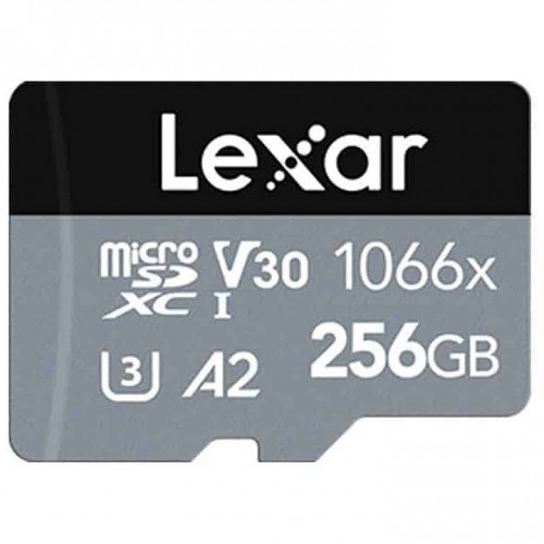 Lexar 256GB LMS1066256G-BNANG Professional 1066x microSDXC UHS-I SILVER Series Memory Card