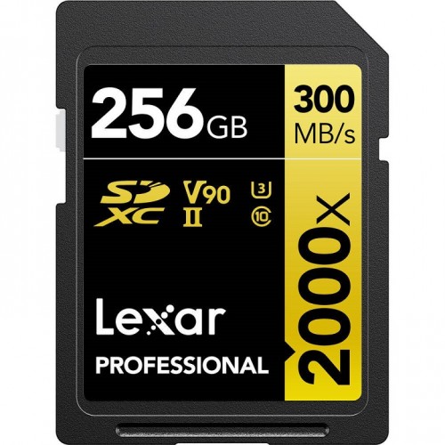 Lexar 256GB LSD2000256G-BNNNG Professional 2000x SDHC UHS-II Memory Card