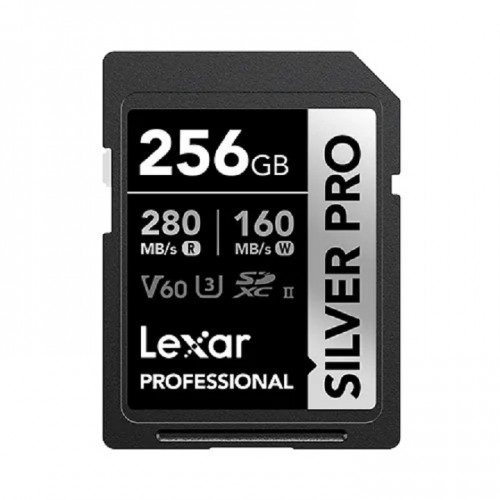 Lexar 256GB LSDSIPR256G-BNNNG Professional SILVER PRO SDXC UHS-II Card