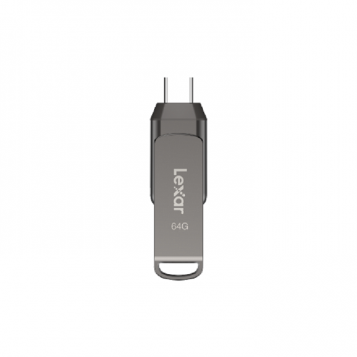 Lexar 64GB LJDD400064G-BNQNG JumpDrive Dual Drive D400 USB 3.1 Type-C Flash Drive