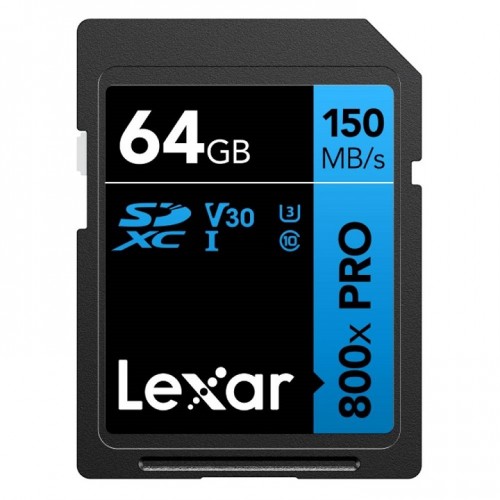 Lexar 64GB LSD0800P064G-BNNNG 800X PRO SDXC UHS-I SD Memory Card