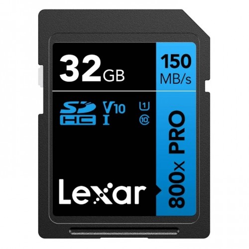 Lexar 32GB LSD0800P032G-BNNNG 800X PRO SDHC UHS-I SD Memory Card