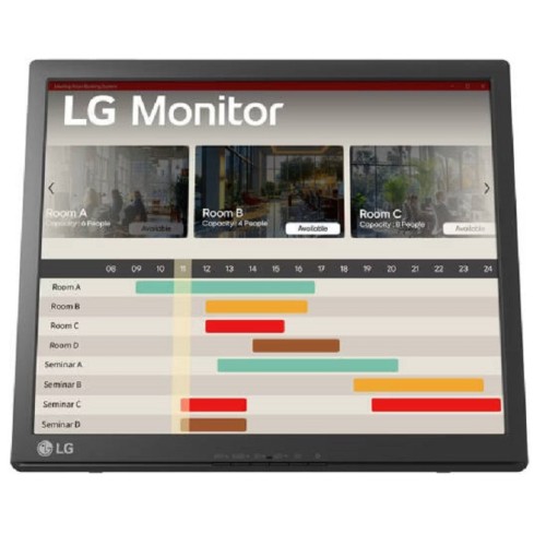 LG Touch Monitor 17'' LG SXGA 1280 x 1024 Resolution, 75Hz Refresh Rate, 5ms Response Time Touch Monitor - 17BR30T-B