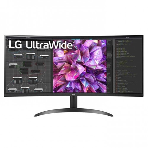LG 34WQ60C-B 34 Inch Curved UltraWide QHD IPS Display Gaming Monitor
