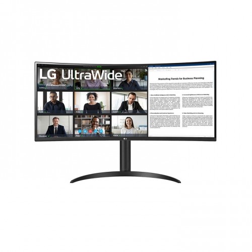 LG 34WR55QC-B UltraWide QHD Curved Monitor with USB Type-C