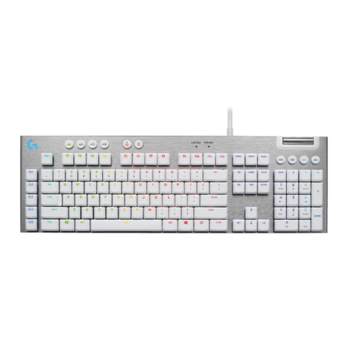 Logitech G815 Wired Low Profile Gaming Keyboard - White Français (Azerty) Tactile - 920-011356