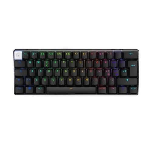 Logitech PRO X 60 LIGHTSPEED Wireless 60% Gaming Keyboard - Black Français (Azerty) Linear - 920-012166