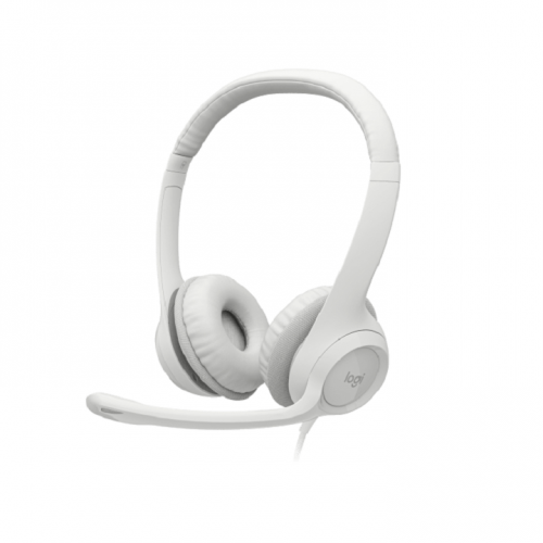 Logitech 981-001286 H390 USB Computer Headset - Off-White