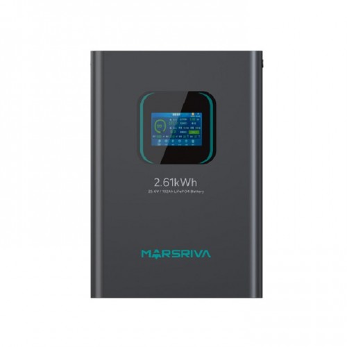 Marsriva MR-LFP24-100-WMD BYD LiFePO4 Battery (Grade A) 2.61kWh (25.6V / 102Ah)