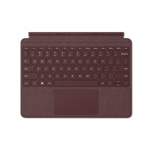 Microsoft KCS-00052 Surface Go Alcantara Signature Type Cover Keyboard - Burgundy