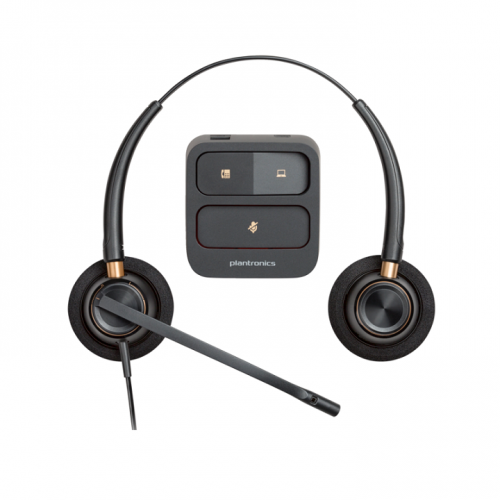 Poly EncorePro 520 Binaural Headset +Quick Disconnect -783P7AA