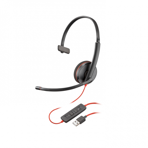 Poly Blackwire 3210 Monaural USB-A Headset - 80S01A6