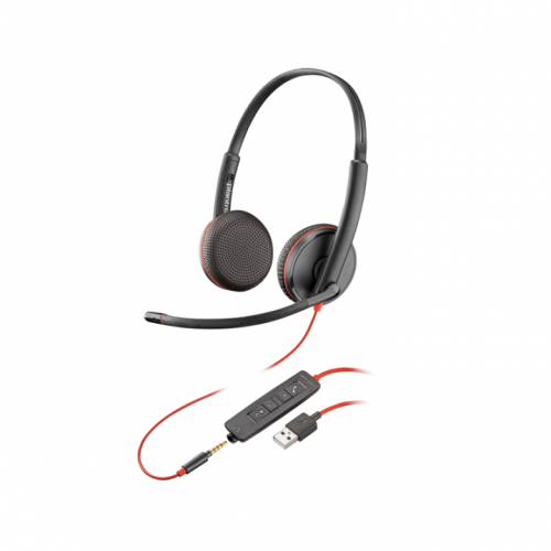 Poly Blackwire 3225 Stereo USB-A Headset - 80S11A6