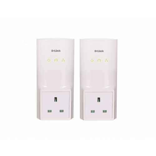 D-Link (DHP‑P307AV) PowerLine AV Pass‑through Adapter Kit