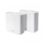 ASUS (90IG0590-MO3G40) ZenWifi AX (XT8) Tri-Band Mesh System With WiFi 6 Router (2 Pack) - White