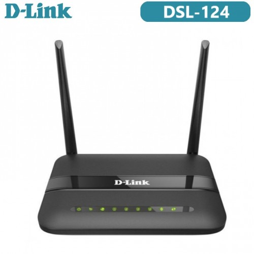 Routeur sans fil N 300 ADSL2+ 4 ports D-Link DSL-124