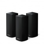 Linksys (WHW0303B-ME) Velop Intelligent Mesh WiFi System, Tri-Band, 3-Pack Black