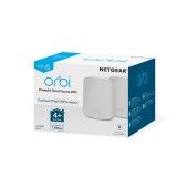 NETGEAR (RBK352-100EUS) Orbi Dual-Band WiFi 6 Mesh System, 1.8Gbps, Router + 1 Satellite