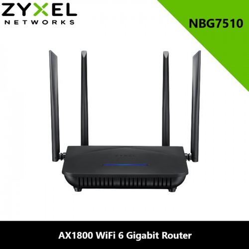 Zyxel NBG7510 AX1800 WiFi 6 Gigabit Router