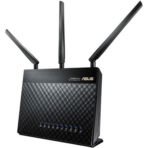 ASUS (90IG00C0-BO3000) Routeur Gigabit double bande RT-AC68U sans fil AC1900
