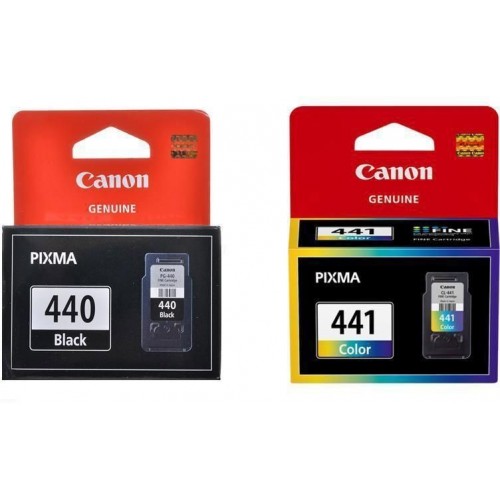 Canon 440 Black and 441 Tricolor Ink Cartridges