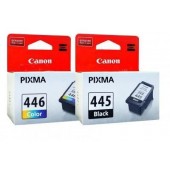 Canon 445 Black and Canon 446 Tricolor Ink Cartridge Set