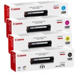 Canon 731 Laser Ink Toner 4 Color Set