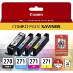 Canon PGI-270 CLI-271 w/Paper Combo Pack