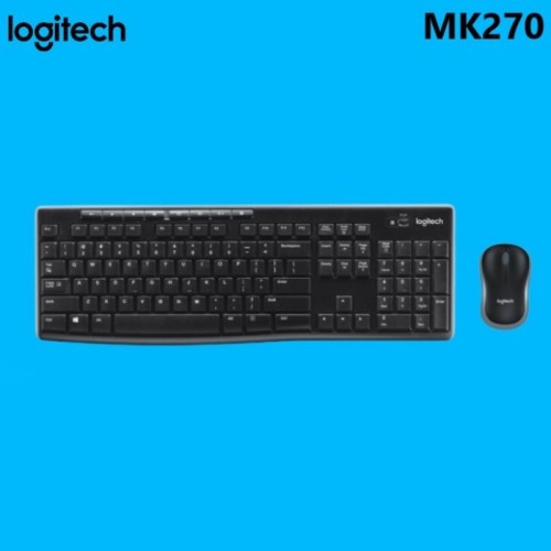 Logitech MK270 combo KB/Mouse - Black English US (QWERTY) - 920-004519