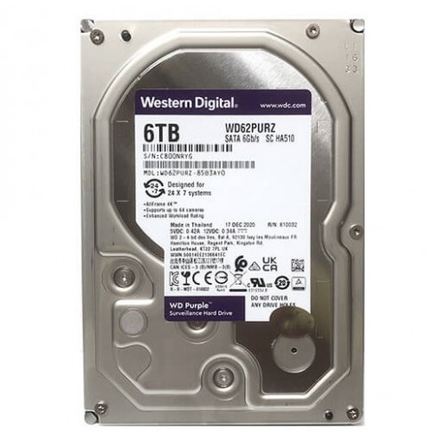 WD 6TB PURPEL-SCHA510-SURVEILLANCE
