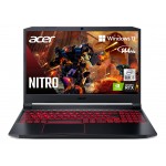 Acer NITRO 5 AN515-55-53E5 Gaming Cori5-10300H 256GB SSD 8GB 15.6" 144Hz IPS Win10 Nvidia® RTX 3050 4GB Black Backlit KB