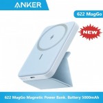 Anker 622 MagGo Magnetic Power Bank. Battery 5000mAh BLUE