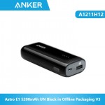 Anker A1211H12-BK Astro E1 5200mAh UN Black in Offline Packaging V3