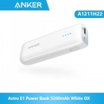 Anker A1211H22-WT Astro E1 Power Bank 5200mAh White OX
