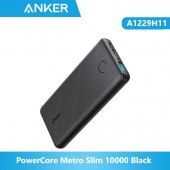 Anker A1229H11-Bk PowerCore Metro Slim 10000 Black