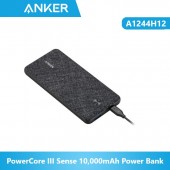 Anker A1244H12-BK PowerCore III Sense 10,000mAh Power Bank