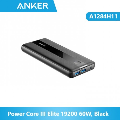 Anker A1284H11-Bk Power Core III Elite 19200 60W, Black