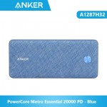 Anker A1287H32 PowerCore Metro Essential 20000 PD - Blue