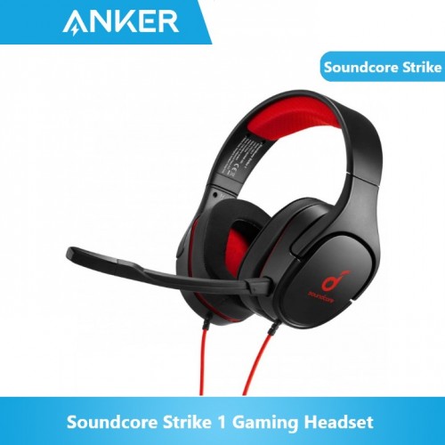Casque de jeu Anker Soundcore Strike 1 – Noir/Rouge