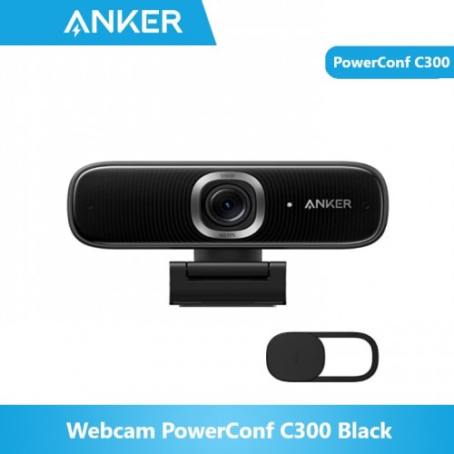 كاميرا ويب انكر PowerConf C300 باللون الأسود