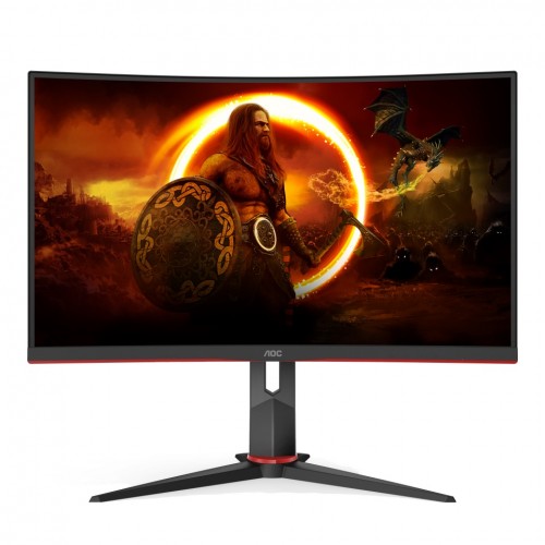 Moniteur IPS de jeu sans cadre AOC GLINE 2ND GEN C24G2, FHD 1080P, 1 ms 144 Hz, Freesync, HDMI/DP/VGA, hauteur réglable