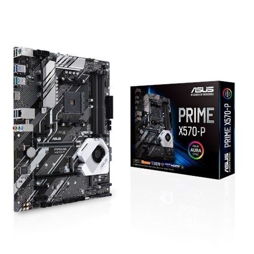 Asus (90MB11N0-M0EAY0) Prime X570-P With PCIe Gen4, Dual M.2, HDMI, SATA 6Gb/S And USB 3.2 Gen 2 AMD AM4 ATX Motherboard