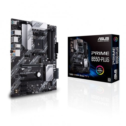Asus (90MB14U0-M0EAY0) PRIME B550-Plus (Ryzen AM4) Aura Sync ATX Motherboard
