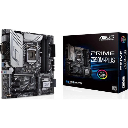 Asus (90MB1690-M0EAY0) Prime Z590M-Plus Intel LGA 1200 Micro ATX Motherboard