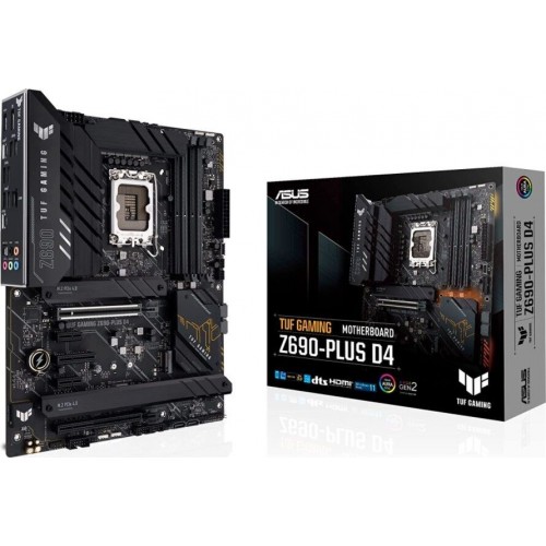 Asus (90MB18U0-M0EAY0) Carte mère TUF GAMING Z690-PLUS D4 Intel LGA 1700 12e génération